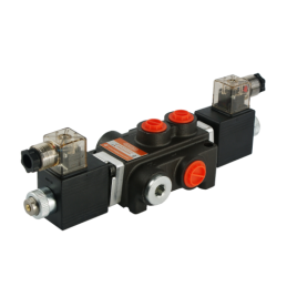 Hidraulinis skirstytuvas, elektrinis, 1 sekcijos, 40 l/min, 12 V