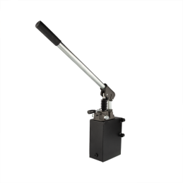 Dvigubo veikimo hidraulinis rankinis siurblys 45 cm3 su 3 l baku