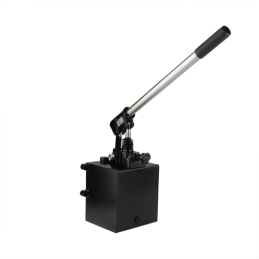 Vienpusis hidraulinis rankinis siurblys 45 cm3 su 7 l baku