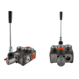 1 sekcijos hidraulinis skirstytuvas 160L su viena stūmoklio sekcija