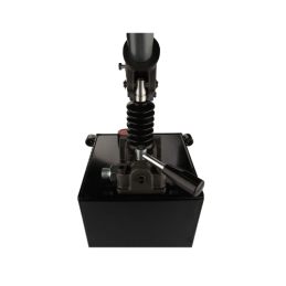 Dvigubo veikimo hidraulinis rankinis siurblys 45 cm3 su 10 l baku