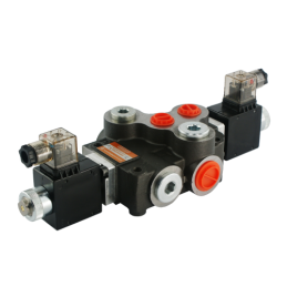 Hidraulinis skirstytuvas, 1 sekcija, 80 l/min., valdomas elektra, 24 V, galia: Z80 A ES3 24 VDC G