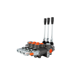 sekcijų hidraulinis skirstytuvas 80L su svirtimis