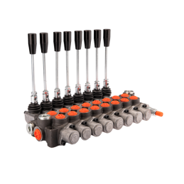 Hidraulinis skirstytuvas, 8 sekcijos, 50 l/min.