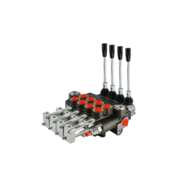 sekcijų hidraulinis skirstytuvas, 80 l/min., valdomas pneumatiškai arba svirtimi