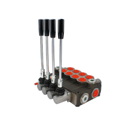 Hidraulinis skirstytuvas 4 sekcijų 160L su skląsčiu