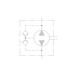 Hidraulinis siurblys pašarų vežimėliui, darbinis tūris: 61 cm3