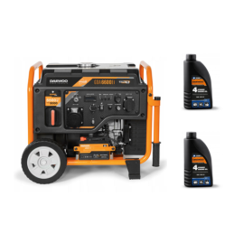 GDA 6600Ei generatorius su 2 SAE10W-30 0,6 l DWO 600 alyva