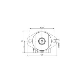 VMP DANFOSS hidraulinis variklis, darbinis tūris: 200 cm3/aps., greitis: 296 aps./min., velenas 25 mm