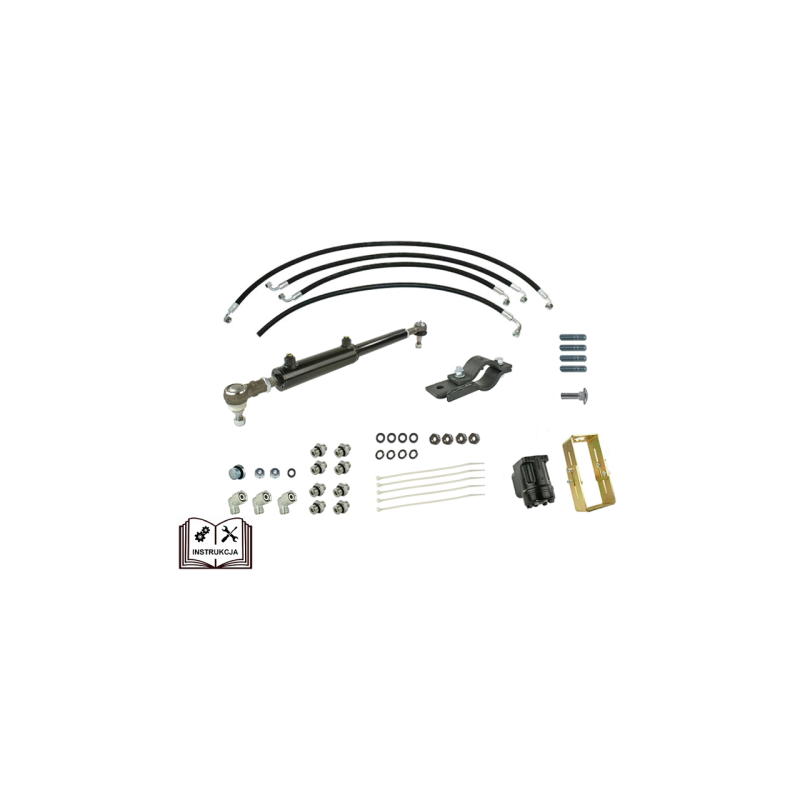 „Zetor 7211“ vairo stiprintuvas, supaprastinta versija, traktoriams su baku ir vairo stiprintuvo siurbliu - DANFOSS orbitrol