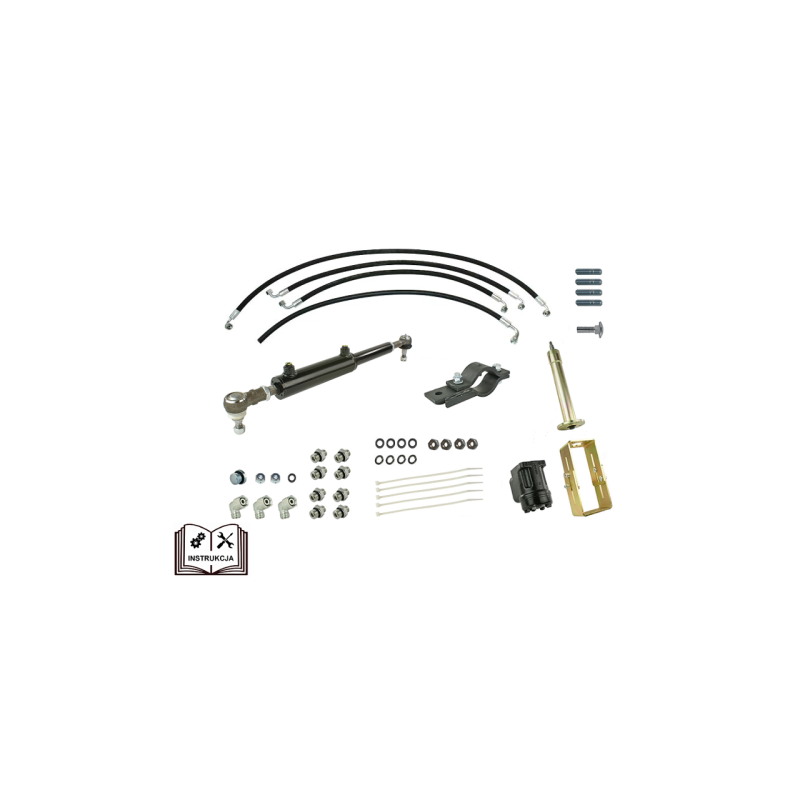 „Zetor 5011“ vairo stiprintuvas, supaprastinta versija, traktoriams su baku ir vairo stiprintuvo siurbliu - DANFOSS orbitrol