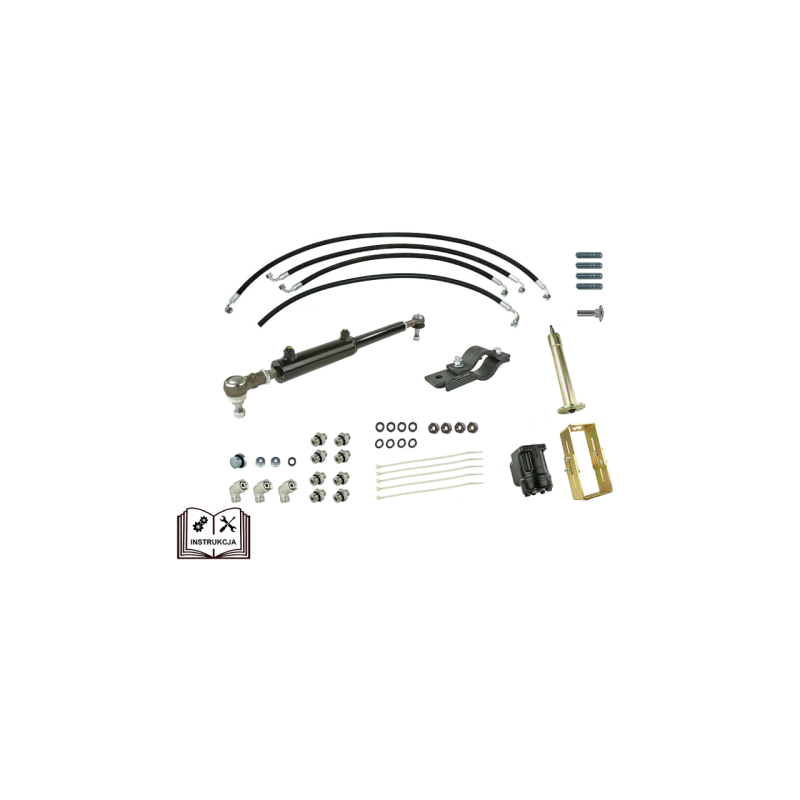 „Zetor 7011“ vairo stiprintuvas, supaprastinta versija, traktoriams su baku ir vairo stiprintuvo siurbliu - DANFOSS orbitrol