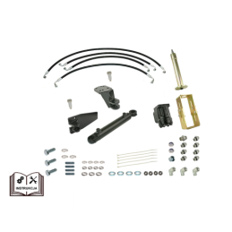 Vairo stiprintuvas „Zetor 5045“ - „7045“ versijai, skirta traktoriams su priekine varančiąja ašimi - „DANFOSS orbitrol“