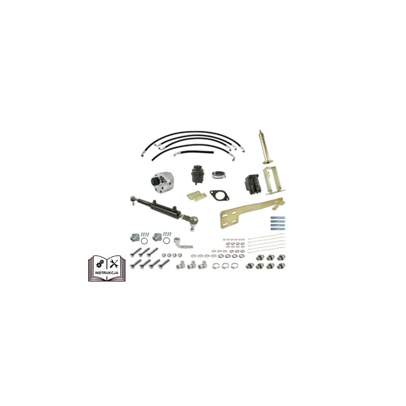 Vairo stiprintuvas C-360-3P - DANFOSS orbitrol, šoninis pavaros mechanizmas, laikmatis