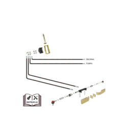 ZETOR 5011–7011 vairo stiprintuvas su „Danfoss Orbitrol“ – ant ašies montuojamas cilindras su dvigubu stūmokliniu kotu, išsikišu