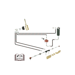 ZETOR 5011–7011 vairo stiprintuvas su „DANFOSS Orbitrol“ – ant ašies montuojamas cilindras su dvigubu stūmokliniu kotu, besitęsi
