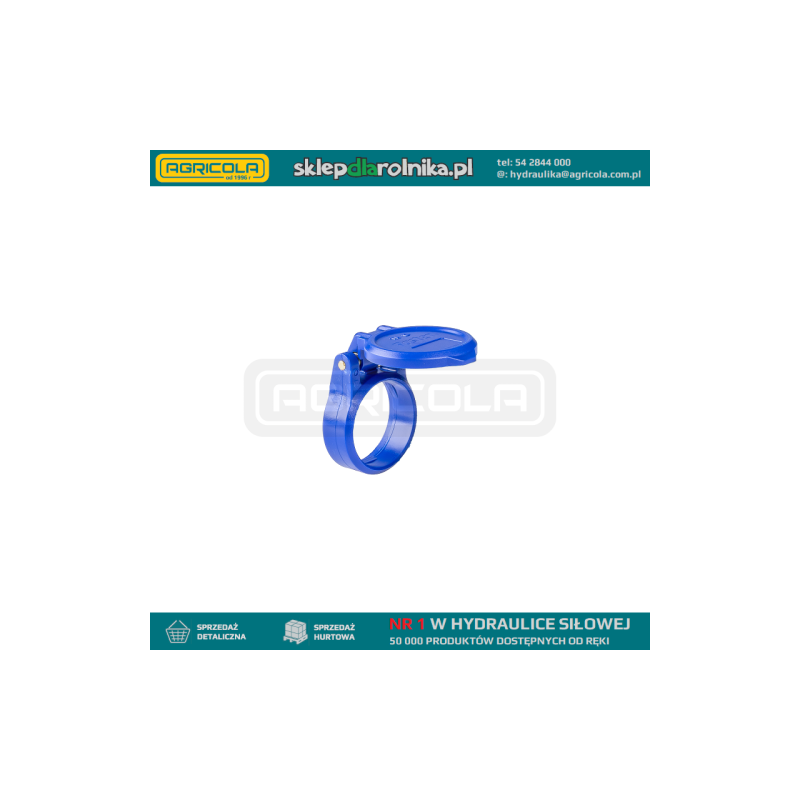 5 x Mėlynas greito jungimo „Euro“ lizdo dangtelis, atidaromas