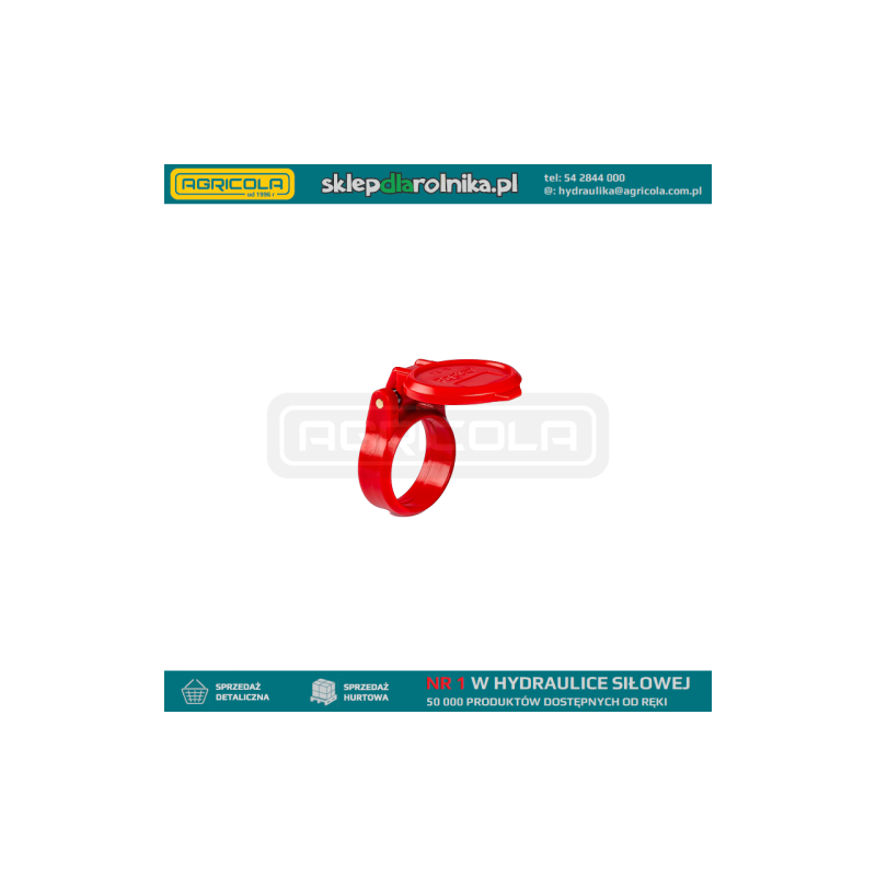 5 x Raudonas greito prijungimo euro lizdo atidarymo dangtelis