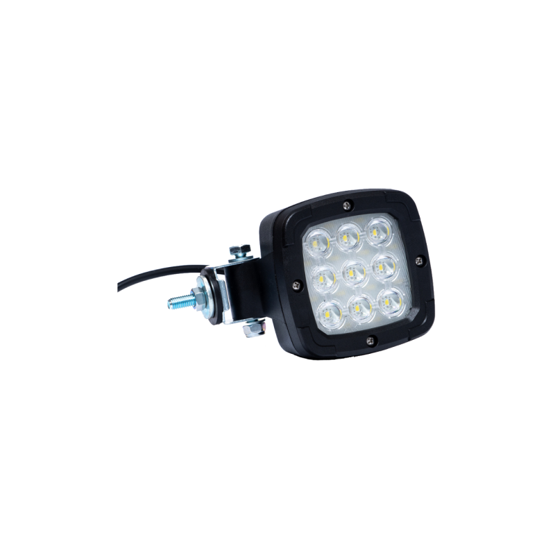 Lenkiškas darbo žibintas 9xLED 650 LM 34W + jungtis