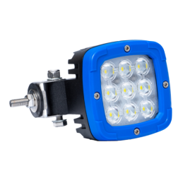 Lenkiškas darbo žibintas 9xLED 2800 LM 35W + jungtis