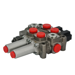 „Galtech Q45“ 2 sekcijų hidraulinis skirstytuvas, 60 l/min., valdomas trosu