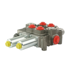 „Galtech Q95“ 2 sekcijų hidraulinis skirstytuvas, 160 l/min., valdomas trosu, su viena plūduriuojančia sekcija