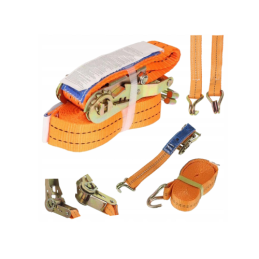 3 x Įtempimo diržas su įtempikliu kroviniams tvirtinti 6M 2T 35MM