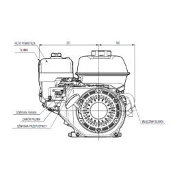 „Honda GX160 UT2SX40H“ vidaus degimo variklis