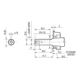 „Honda GX120 UT3QX4OH“ vidaus degimo variklis su GR1 siurbliu, 1,45 cm3