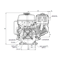 „Honda GX270 UT2QXQ4OH“ vidaus degimo variklis