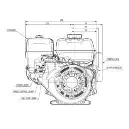„Honda GX270 UT2QXQ4OH“ vidaus degimo variklis su GR1 siurbliu, 5,55 cm3