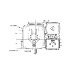 „Honda GX270 UT2QXQ4OH“ vidaus degimo variklis su GR1 siurbliu, 7,60 cm3