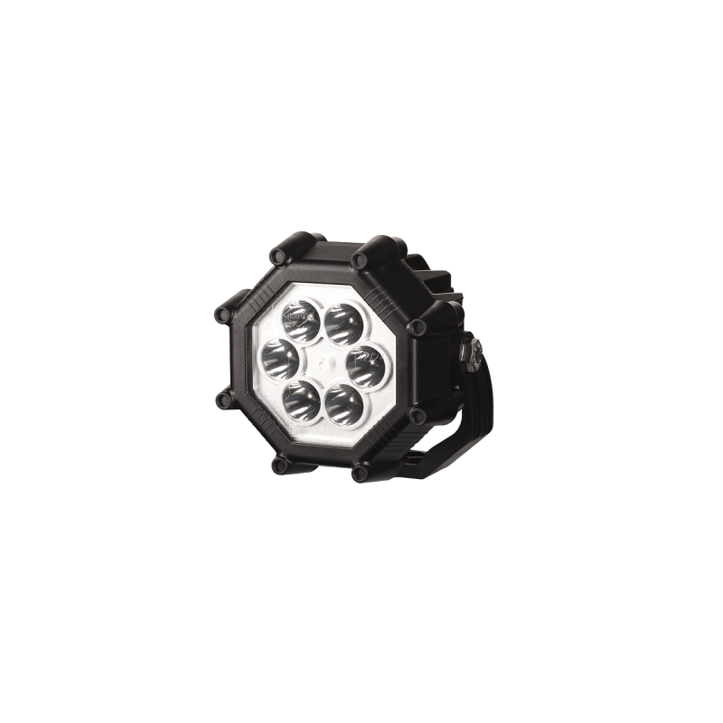 Lenkiškas darbo žibintas 6xLED 3000 LM 40W + jungtis