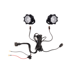 Du lenkiški darbo žibintai 6xLED 1800 LM 20W + jungtis