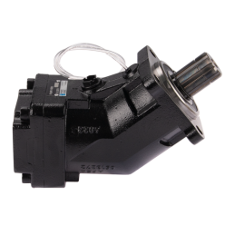 MXP41 hidraulinis stūmoklinis variklis, darbinis tūris: 41 cm3/aps., greitis: 5600 aps./min., maksimali galia: 153 kW, sukimo mo