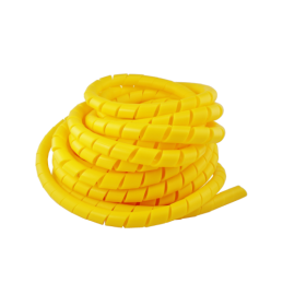 20 x Spiralinis dangtelis 8-18 mm geltonas