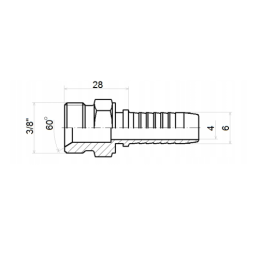 20 x AGR TIESI JUNGIMO ANTGALIS DN6 1SN 2SN 3/8"