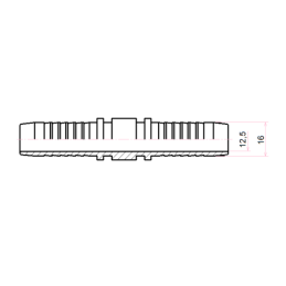 10 x Tiesi hidraulinės žarnos jungtis DN16 1/2SN