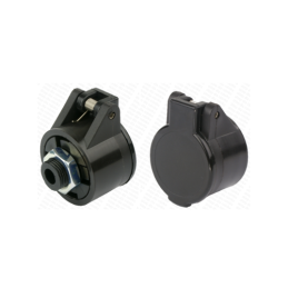 5 x Juodas lizdas EURO ISO hidrauliniam kištukui laikyti