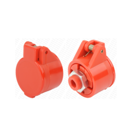 5 x Raudonas lizdas EURO ISO hidrauliniam kištukui laikyti