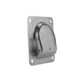 5 x Rankenos kilpelė dugne krovinio tvirtinimo priekabos diržui 105x105 mm, maksimali apkrova: 2 tonos