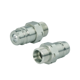 5 x Hidraulinė greitoji jungtis, europinis kištukas. Trumpas išorinis sriegis M22x1.5