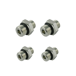 5 x Pilnas jungčių rinkinys 1 sekcijos hidrauliniam skirstytuvui P40 Badestnost