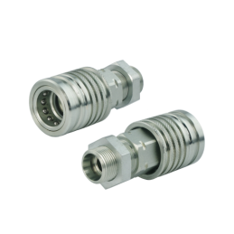 3 x PAV greito prijungimo jungtis, ilga „Euro“ tipo pertvarinė jungtis. Ilgas išorinis sriegis M22x1.5