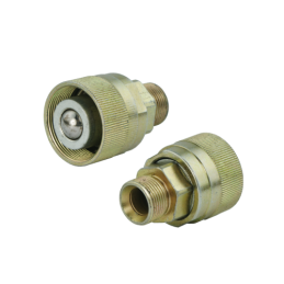 3 x Senovinio tipo hidraulinės greito prijungimo kištukas su M36x1,5 sriegiu. Išorinis sriegis troso pusėje M22x1,5.