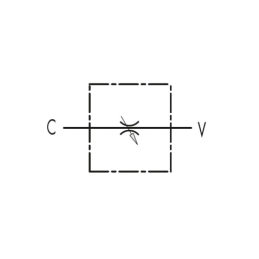 3 x Droselio reguliavimo varžtas su kilpa M16x1.5