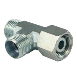 3 x Hidraulinės T formos jungties tipas: BBA, visi sriegiai 3/4 colio