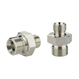 3 x Tiesios hidraulinės jungties tipas: BB sriegiai: BSP 1 1/2" - BSP 1"