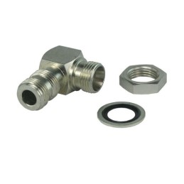 3 x ED PBBK 1/2"-M18X1.5 colio kampinė jungtis su fiksavimo veržle