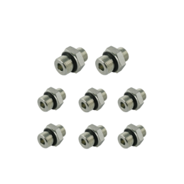 3 x Pilnas P40 Badestnost 3 sekcijų hidraulinio skirstytuvo jungčių rinkinys